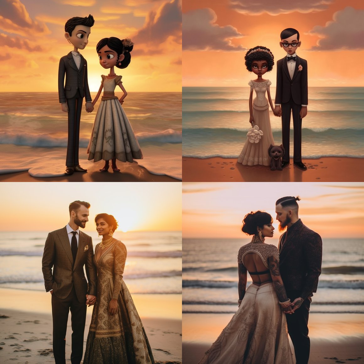Sundrenched Vows: An Interracial Love Story