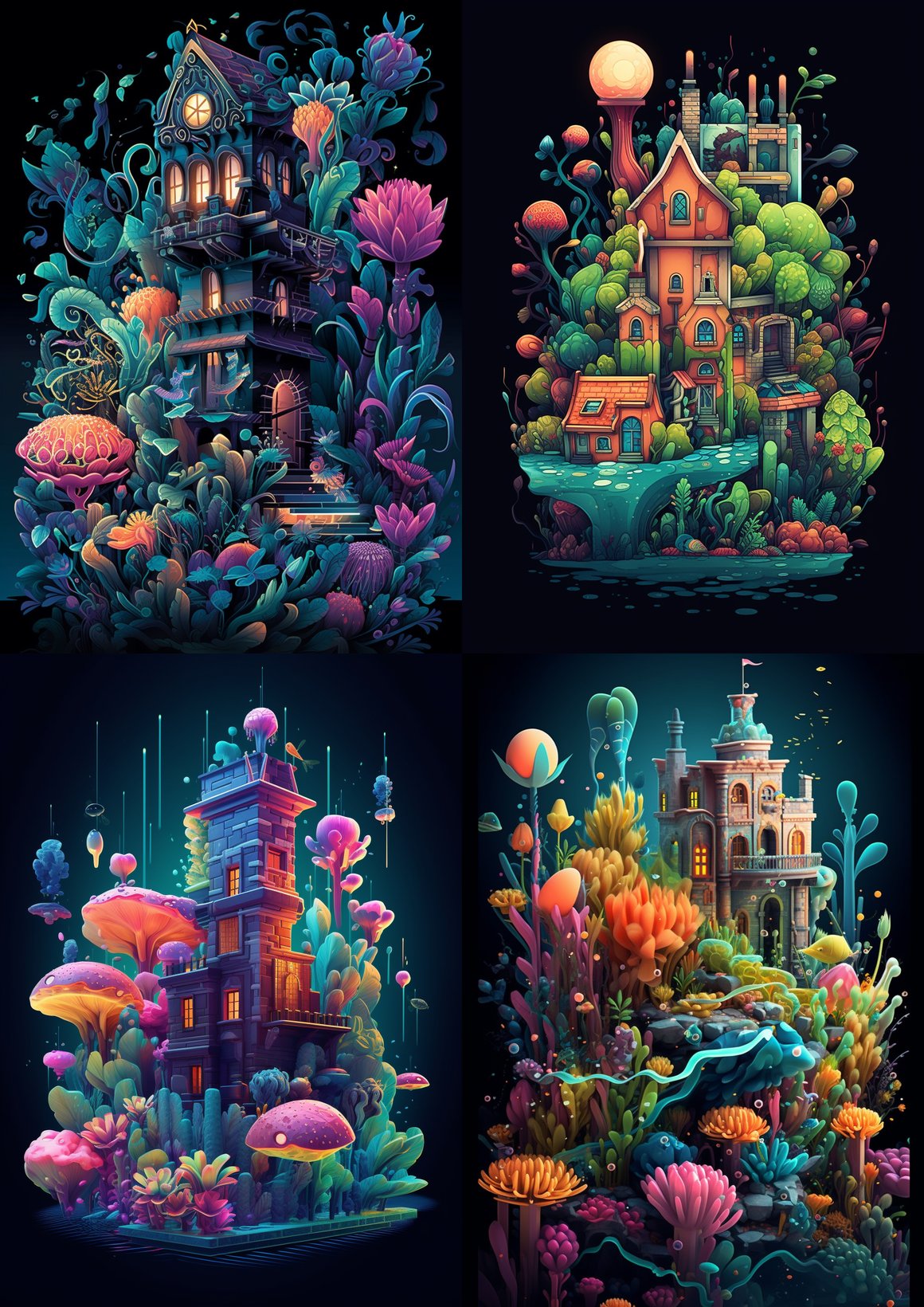 A Technicolor Plant and Urban Explorer's Interactive Journey