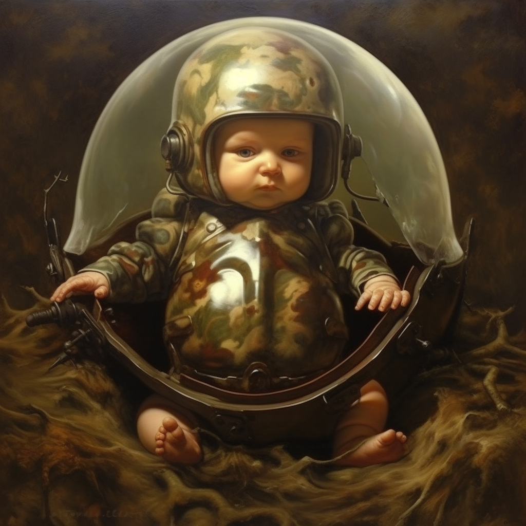 A Surrealistic Journey Through Maternal Warfare