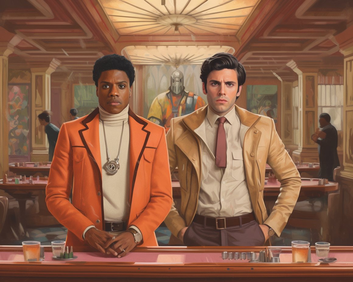 A Symmetrical Journey - Digital Oil Painting