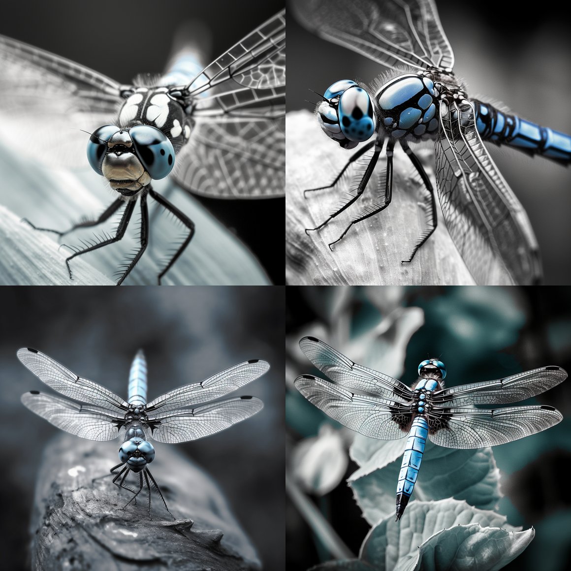 Midflight Masterpiece: The Colorful Dragonfly