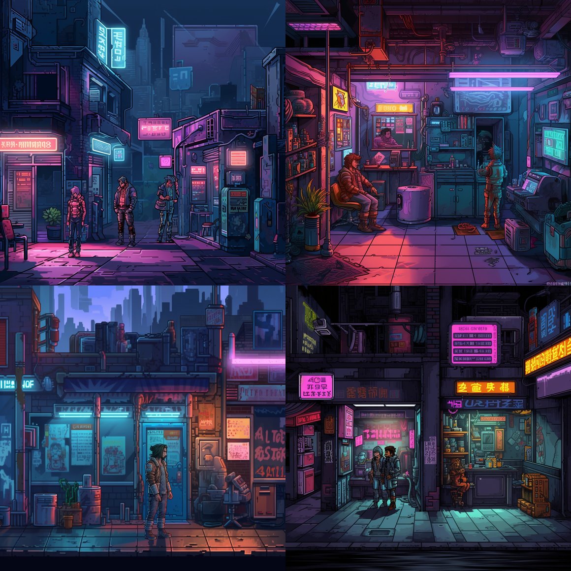 Neo-Pixel Odyssey: Retro-Future Quest