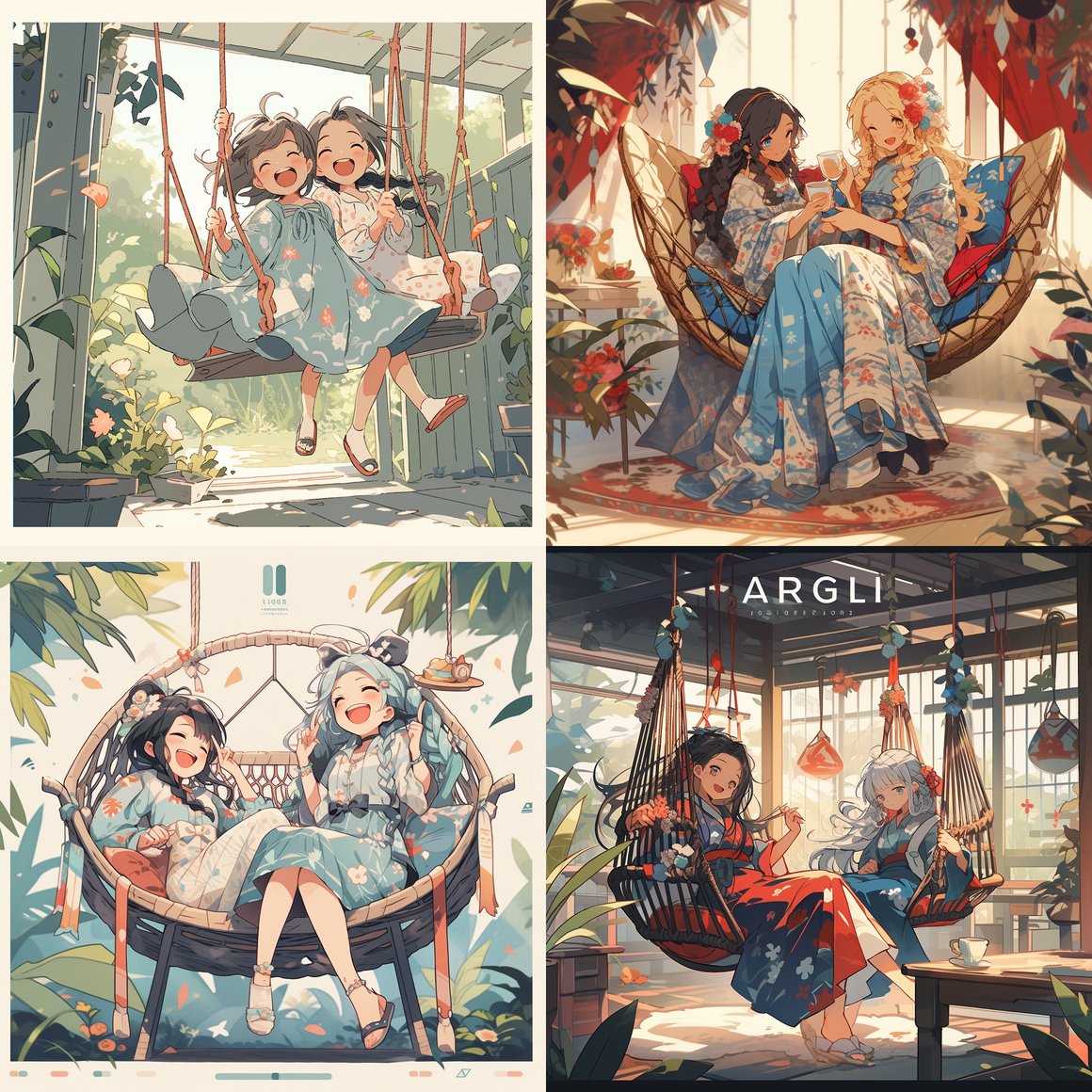 Hanging Chair Adventures with Graphic Design Inspirations