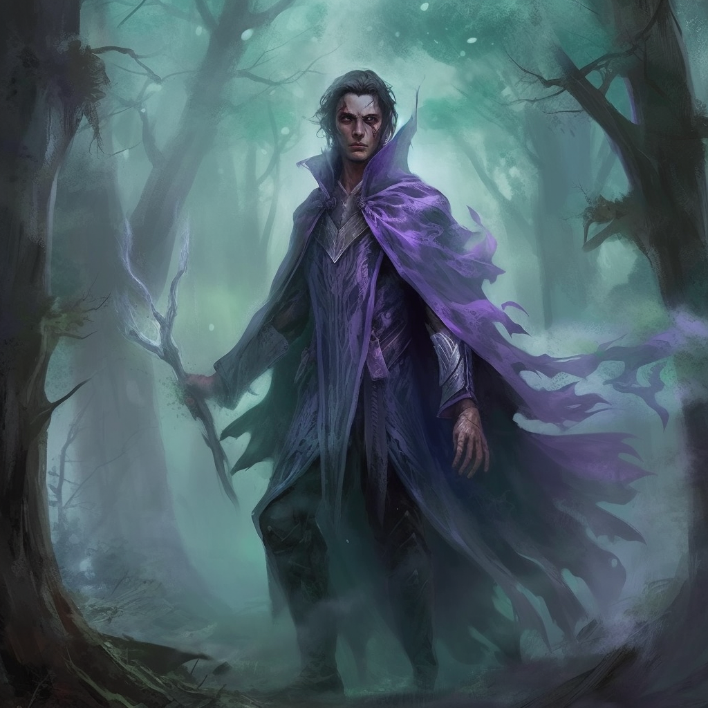 Mystic Encounter: The Changeling Druid in the Misty Forest