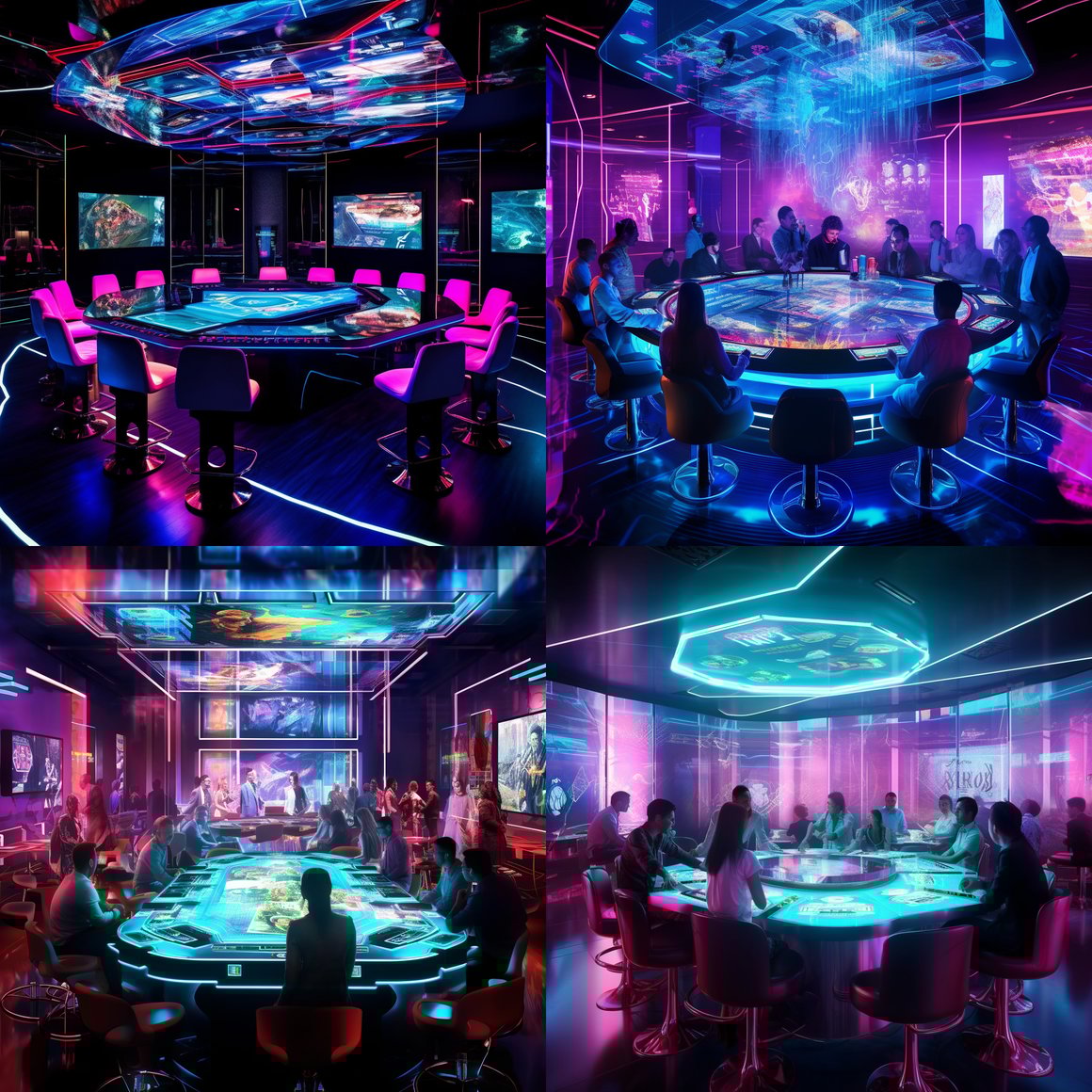 Neon Nights: Futuristic Casino Showdown