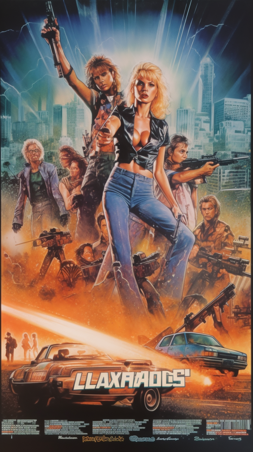 Retro L.A. Femme Fatale Sci-fi Mayhem