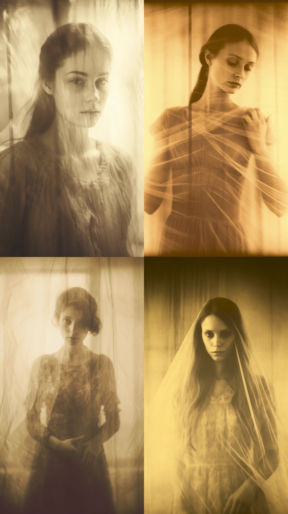 Haunted Elegance: A Mid-Journey Photographic Exploration