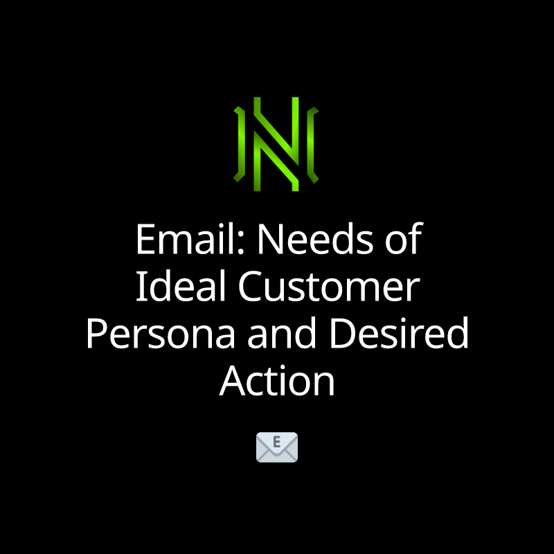 Email: Needs of Ideal Customer Persona and Desired Action