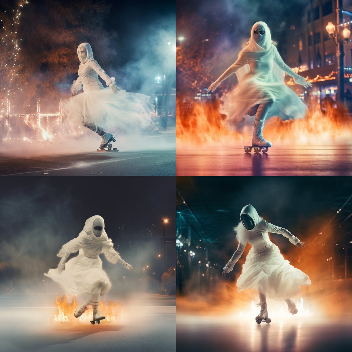 Midnight Escape: A Spooky Rollerdome Saga