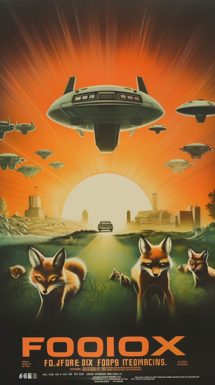 Retro Sci-Fi Fox Filmmaker: UFO Invasion