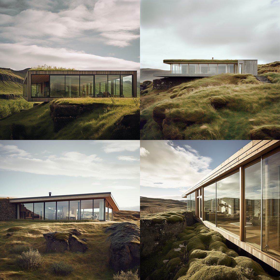 Midday Sun on a Single-Storey Architectural Masterpiece