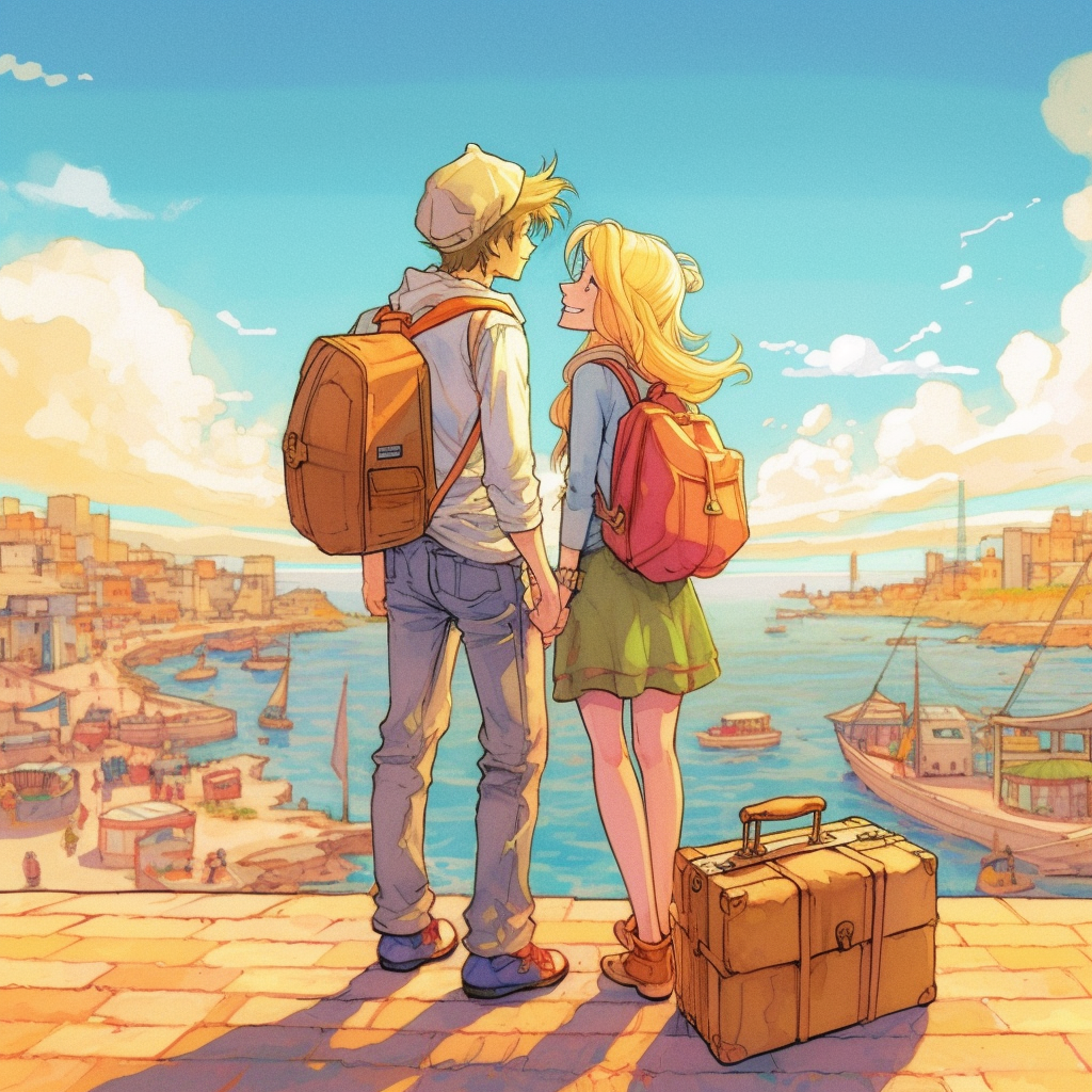 Halfway to Forever: A Love and Travel Diary Illustration