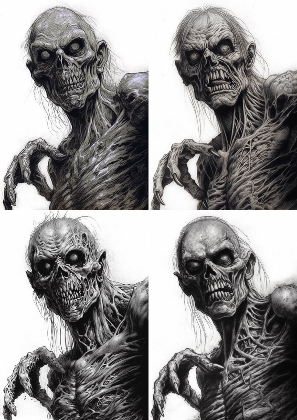 Midway Sketch Details in Bernie Wrightson Style