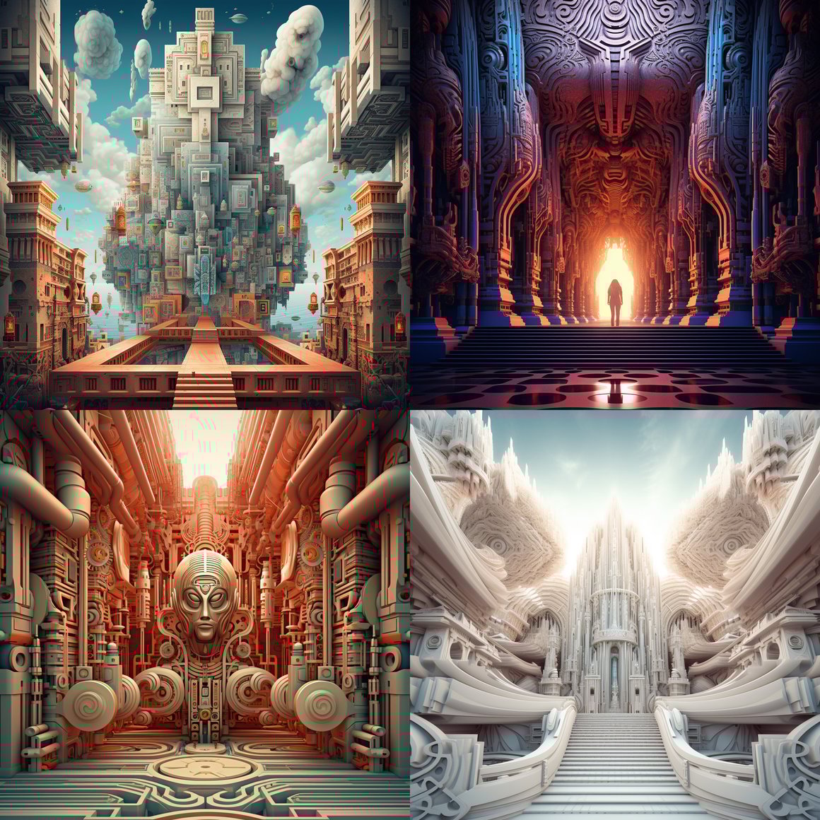 A Surreal Blend of Renaissance and Modern Tech