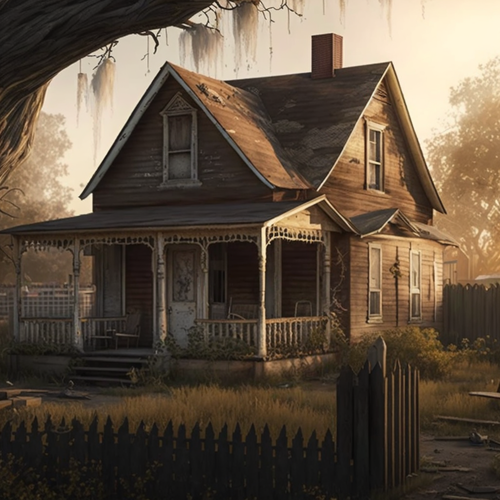 Suburban Struggles: The Shabby House Set