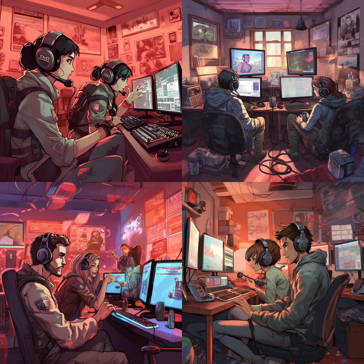 Neon Nights: An Intense Valorant Marathon