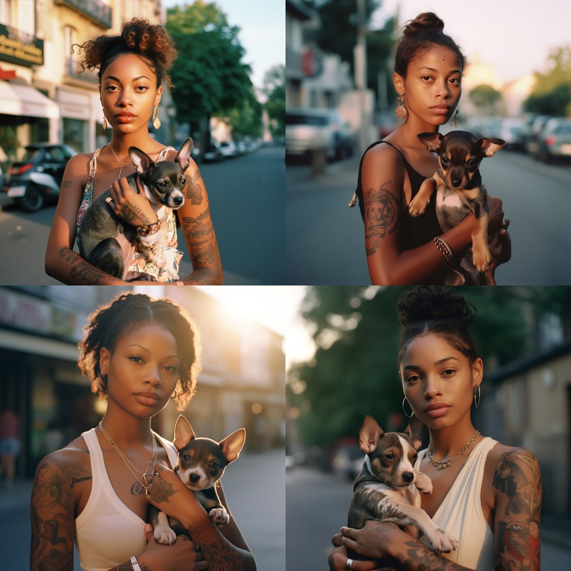 Summer Sunset Portrait: Elegance in Suburbia