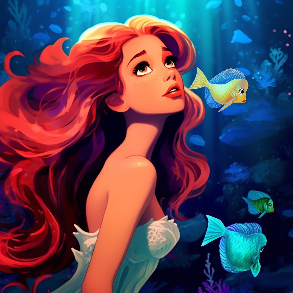 Ariana Grande as Ariel: A Subaquatic Reimagining
