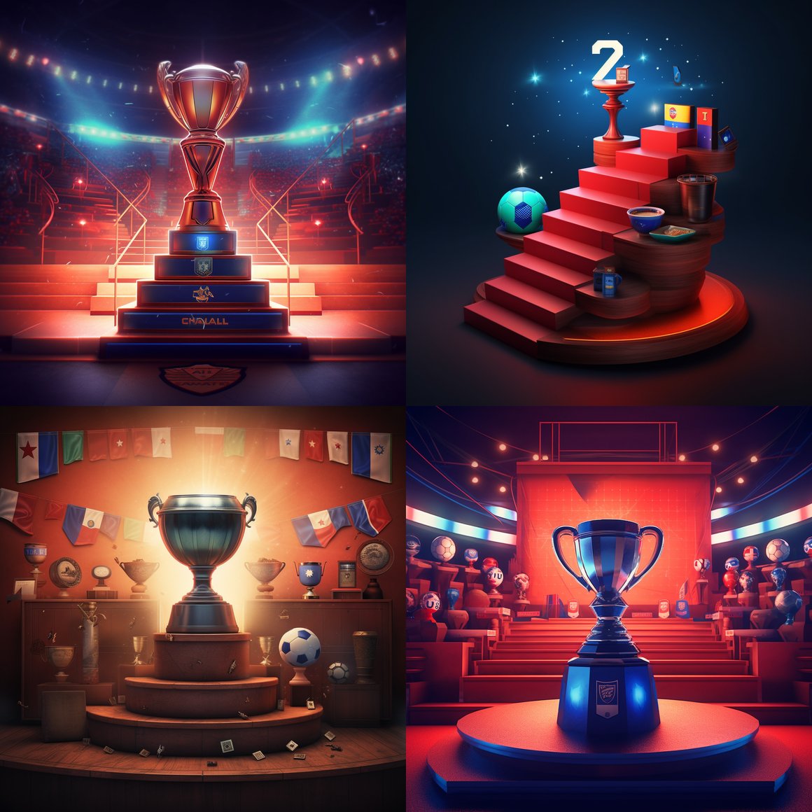 Chilean Soccer League Victory Celebration Midway Snapshot