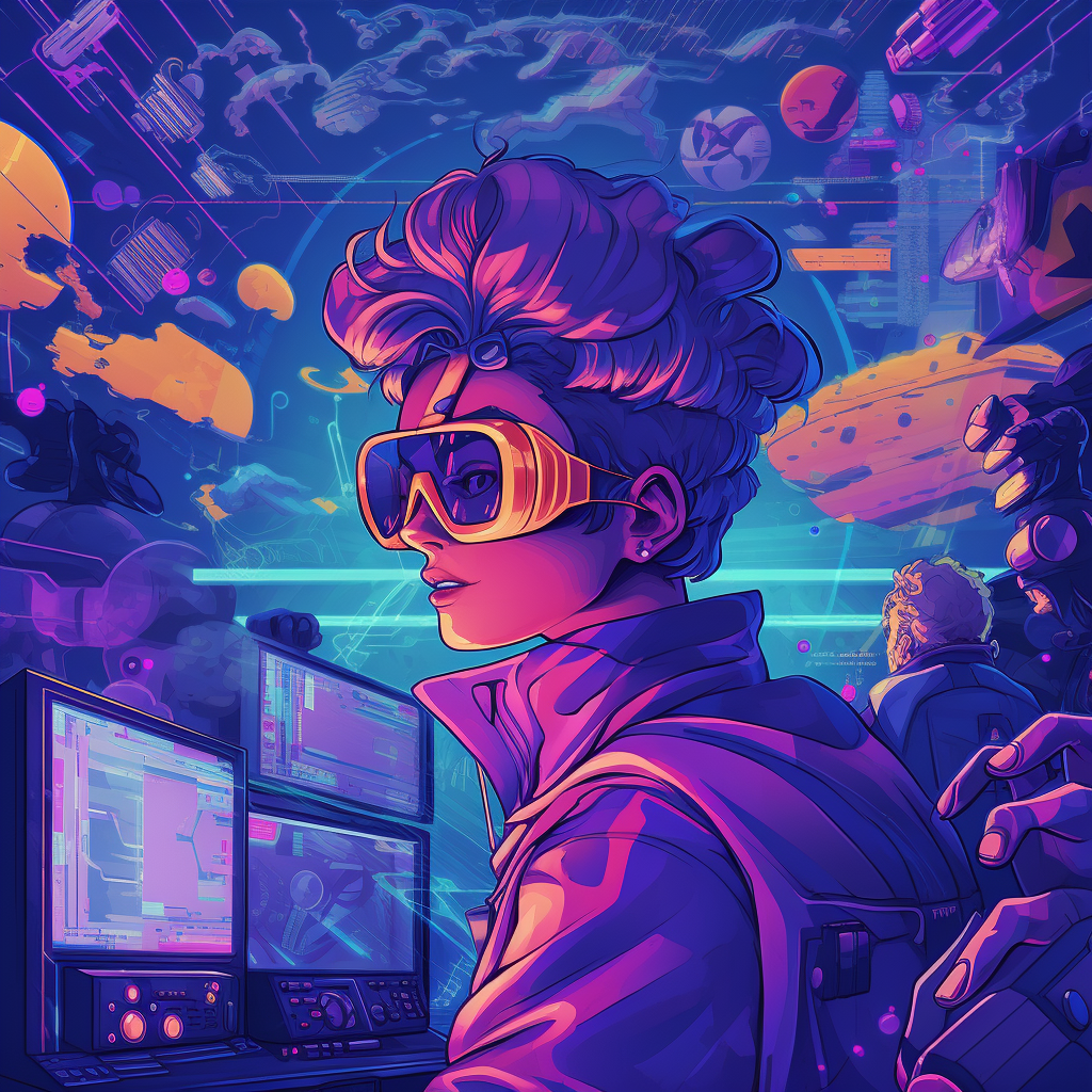Neon Codex: Software Development in Retro Anime Spectrum