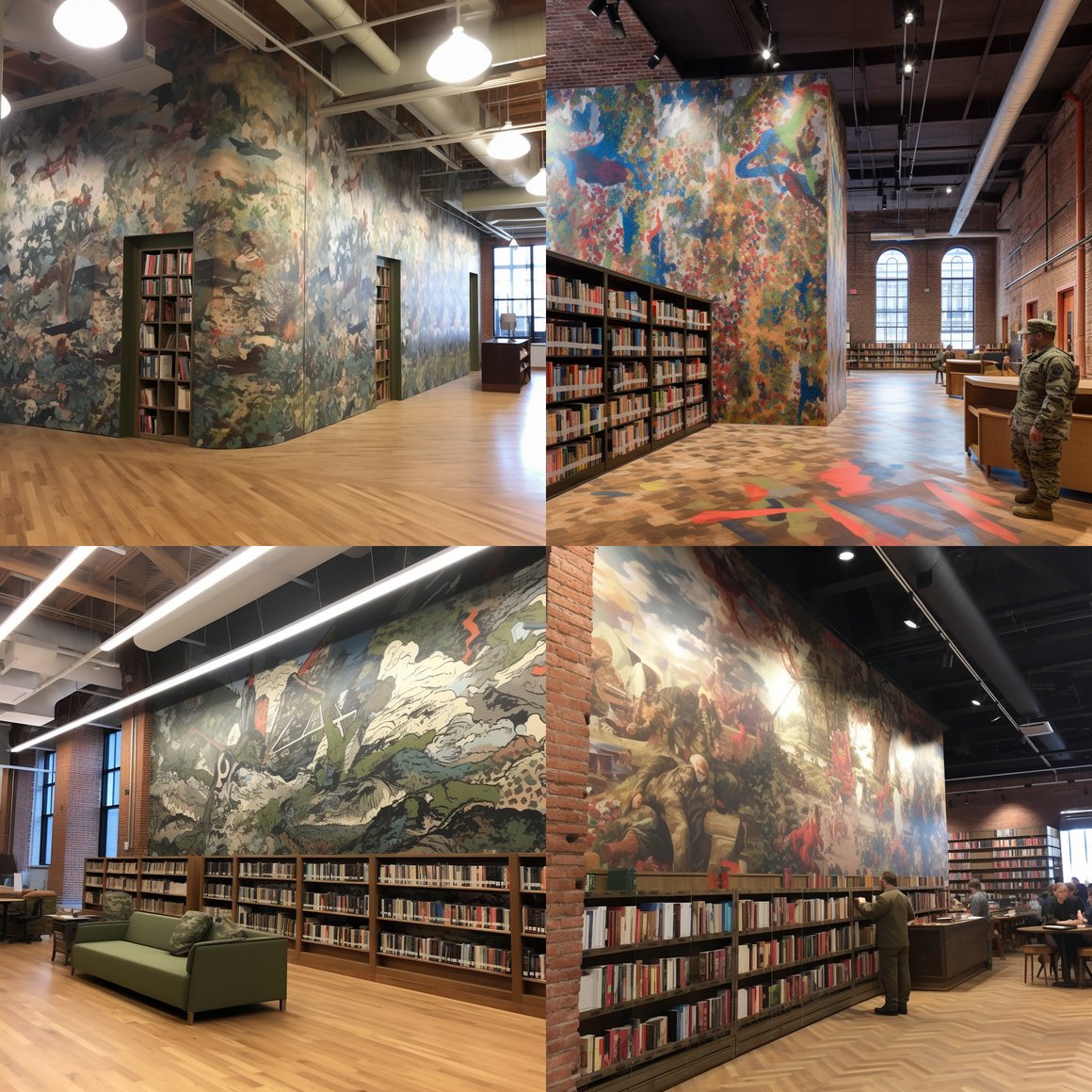 A Unique Blend of Art and Literature at the Modern Public Library