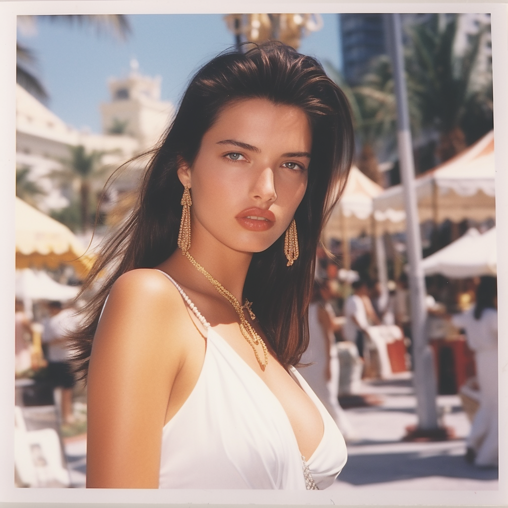 Retro Glamour: Adriana Lima at Cannes in the 90s