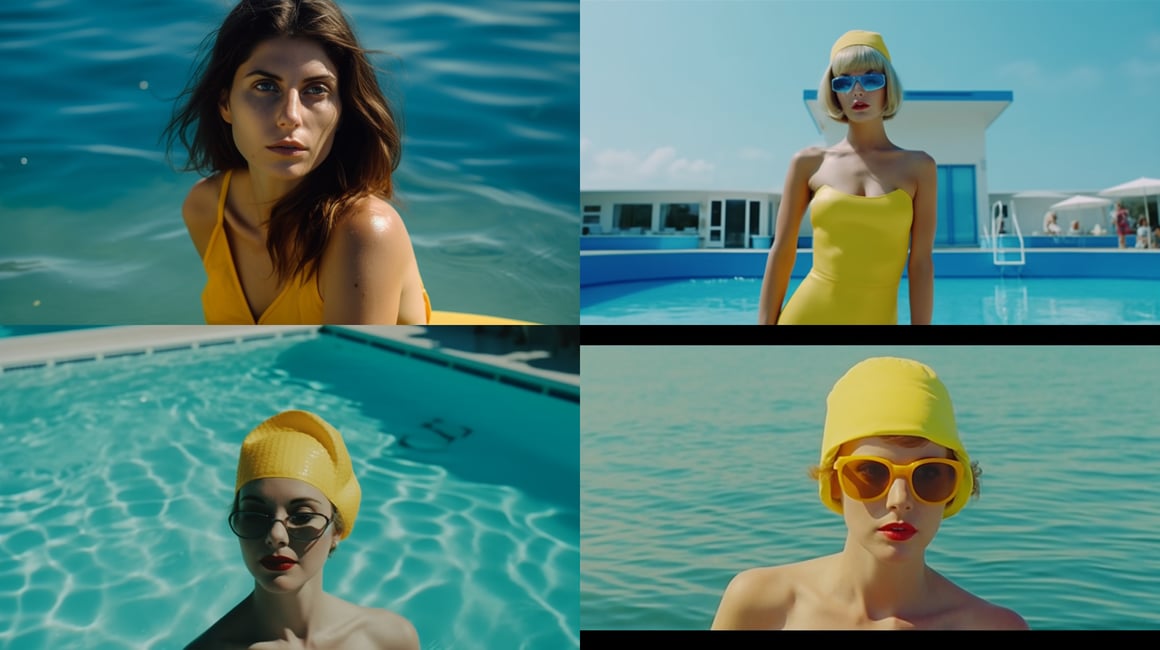 Cinematic Realism in Women's Swimwear Photography
