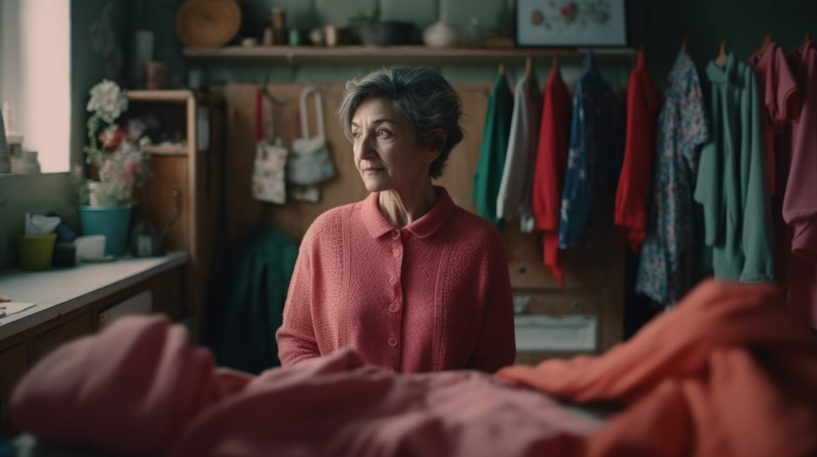 Midlife Confidence: A Cinematic Portrait in Pastels