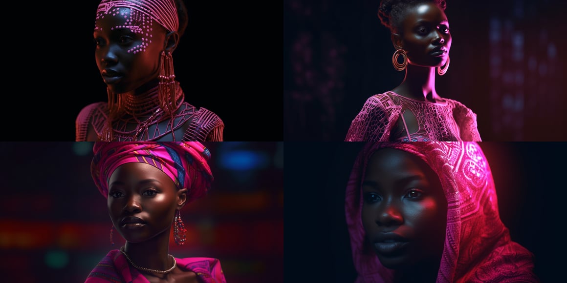 Ultra Enhanced African Slow Fashion Journey - 4K Detailed Cinematic Rendering
