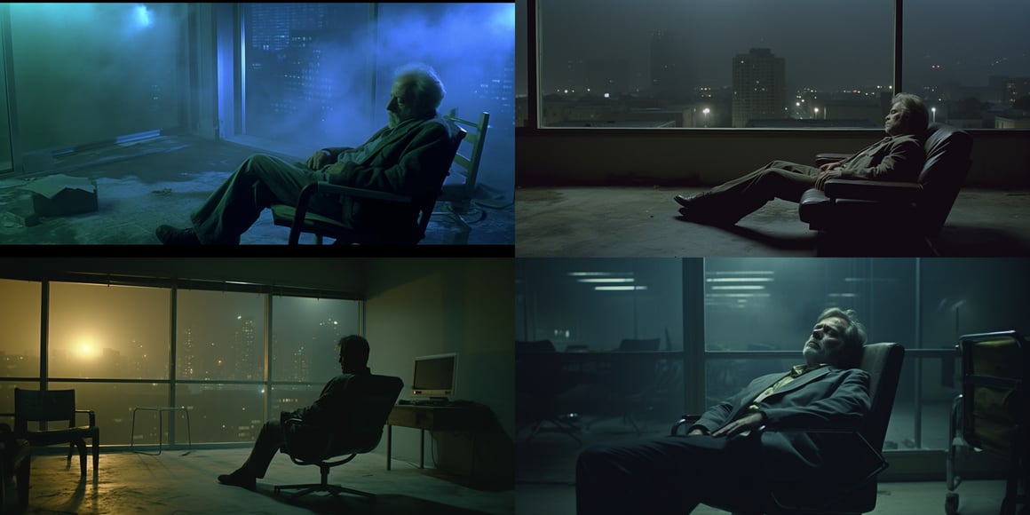 Desolate Dreams: An Eerie Frame from Zack Snyder's Vision