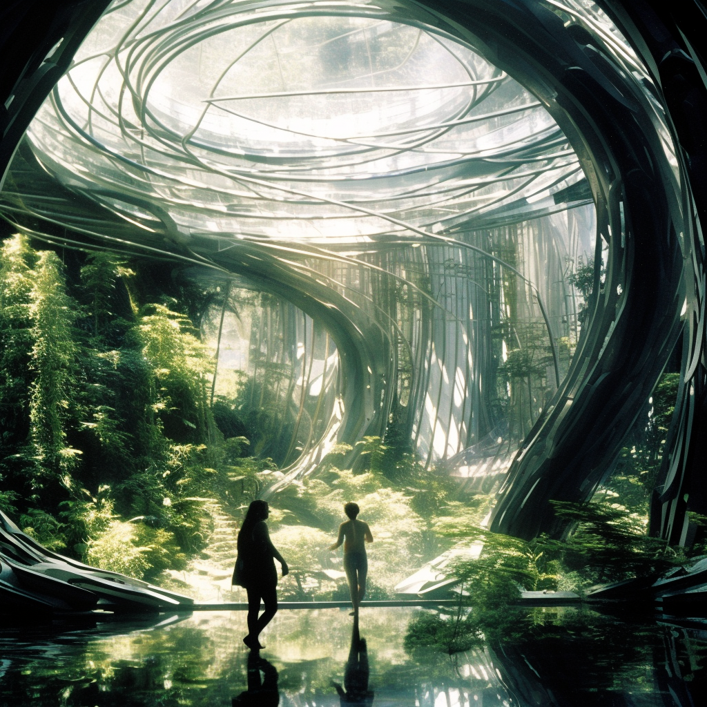 Harmonious Fusion: Bionic Futurism in Organic Architecture