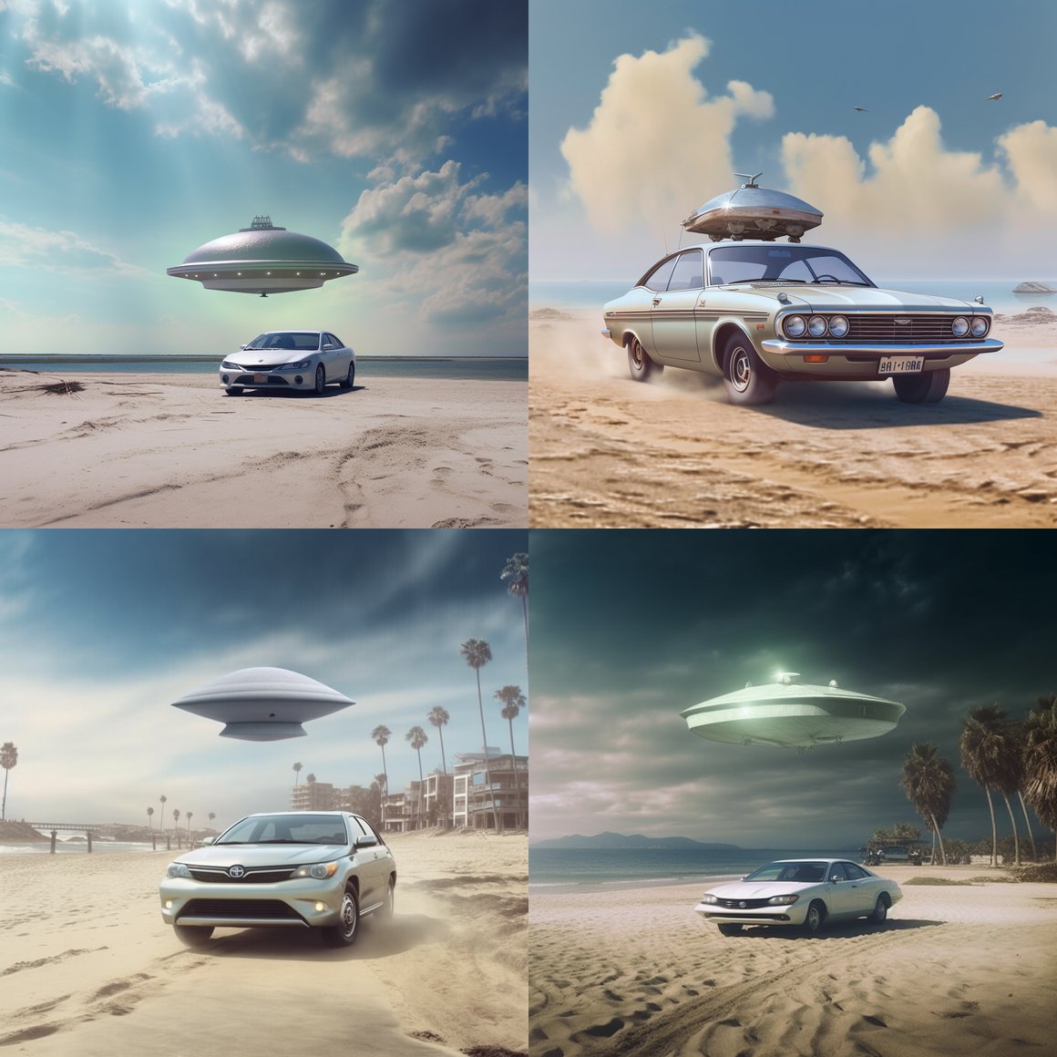 A Toyota UFO Experience at the Beach