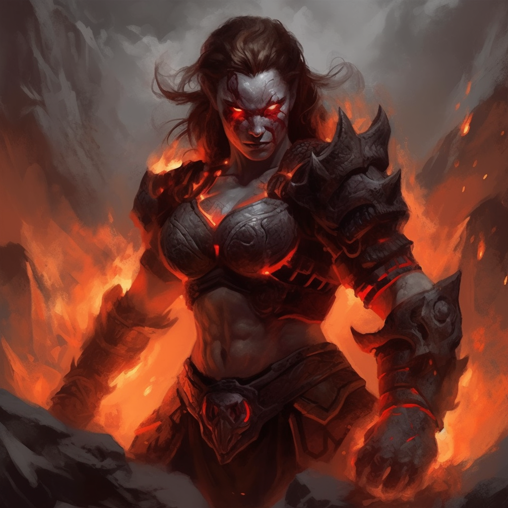Subterranean Sorceress: The Magma Monarch
