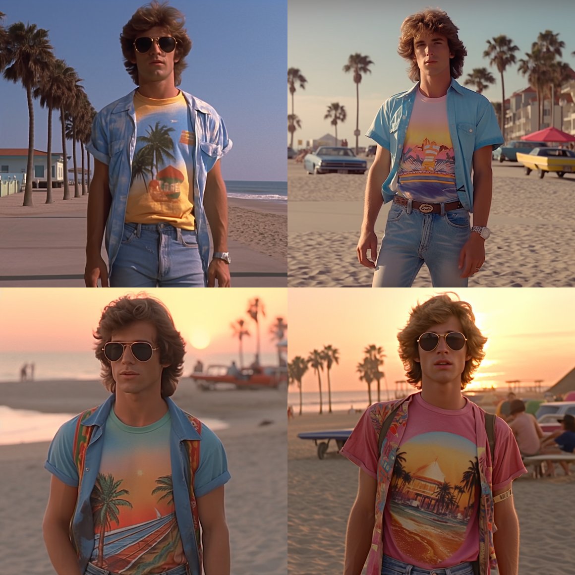 Harry Porter in the 80s Billabong Commercial