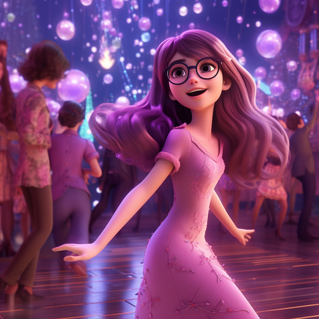 Midnight Dance Party in Disney Tangled Style