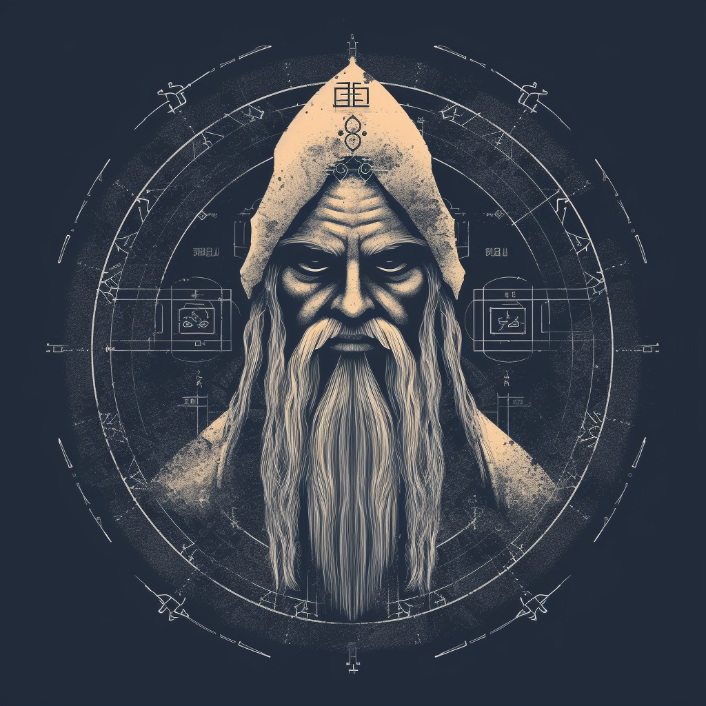 Otherworldly Mythical Text-Led Logo Design for Cyber Aghori