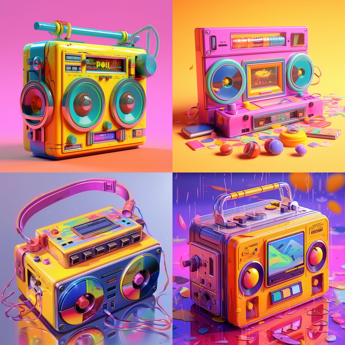 Retro Radiance: A 90's Nostalgia Trip