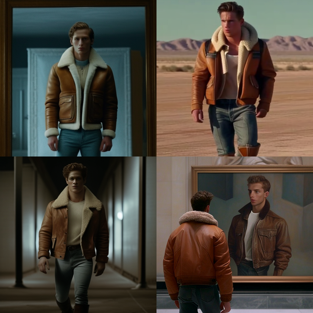 Retro Australian Runner Fashion Scene Snapshot in 1990 Balenciaga Commercial