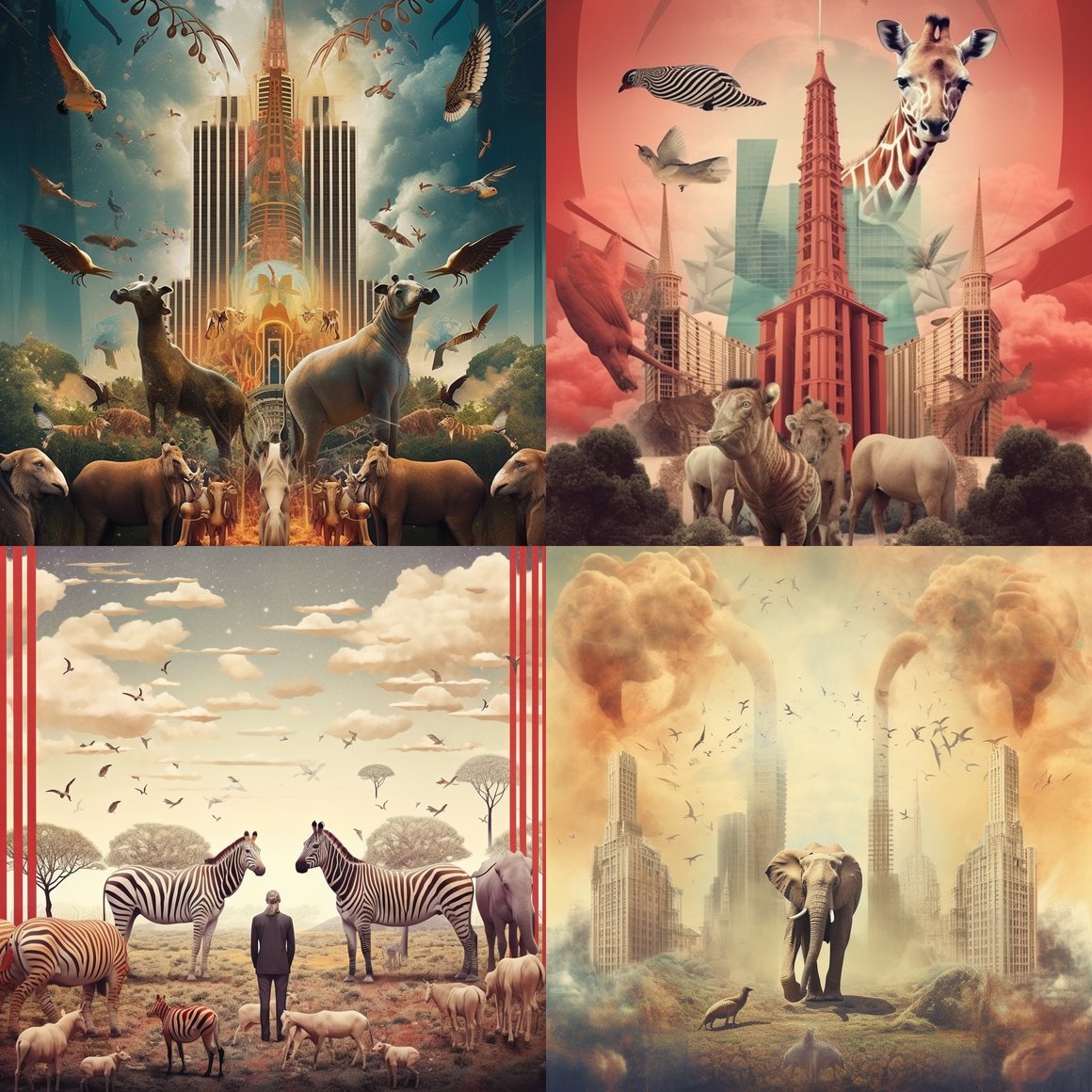 Art Deco Elegance: An Inanimate Journey Poster Design