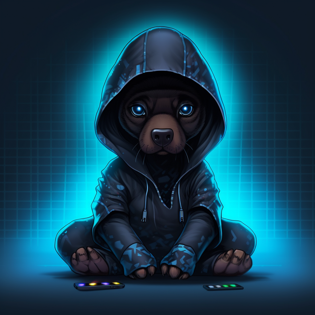 Neon Shadows: Bingo's Cybernetic Canine Chronicles