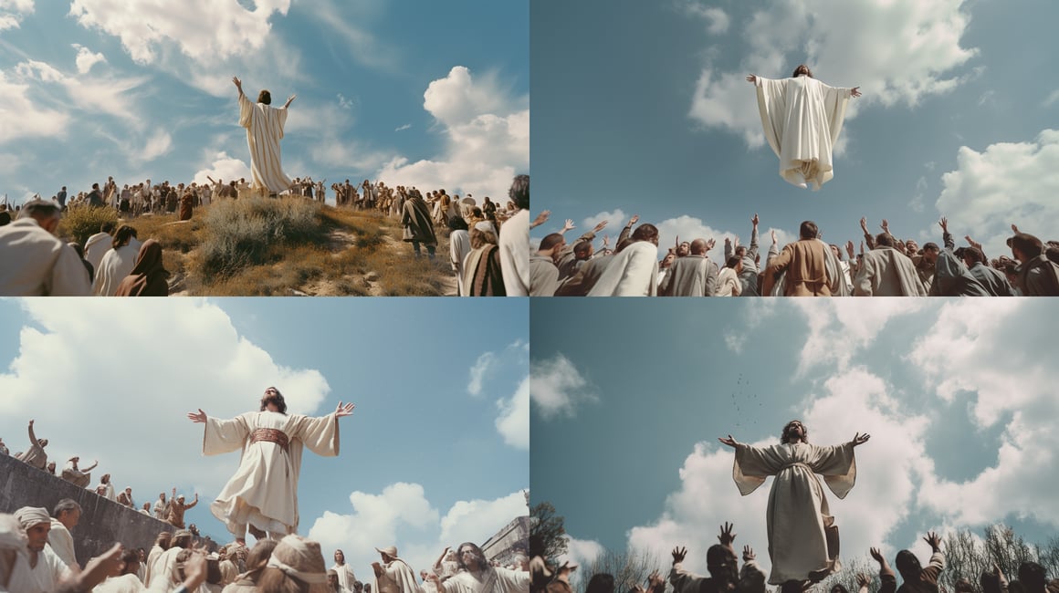 Ascension of Christ: A Cinematic Photorealism