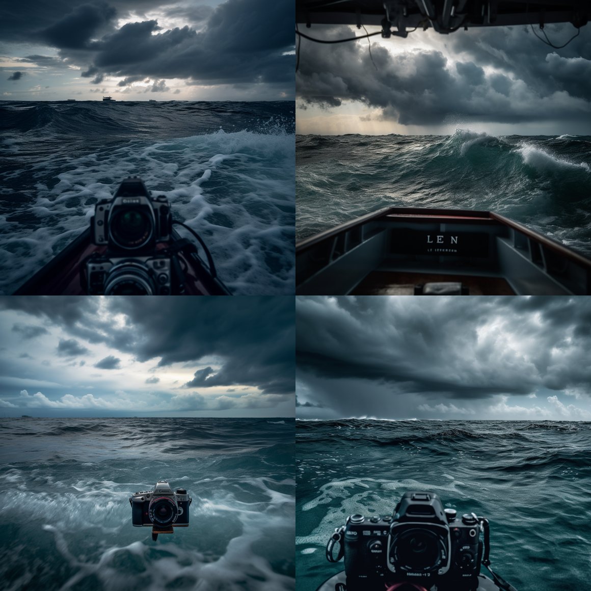 Cinematic Mid-Ocean Storm: A Leica M Photographic Journey