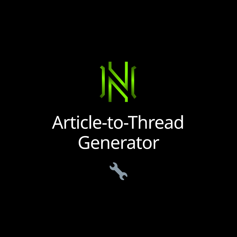 Article-to-Thread Generator
