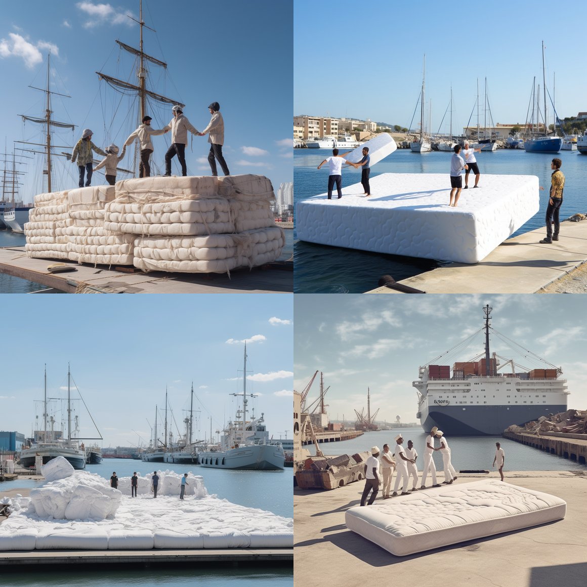 Midday Mattress Recycling at The Sunny Harbor
