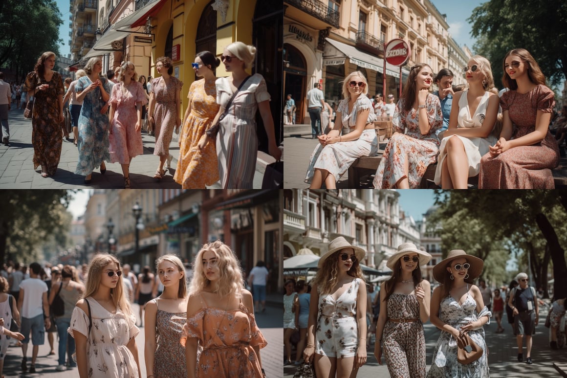Sun-drenched Strolls: A Summer Day in Odessa