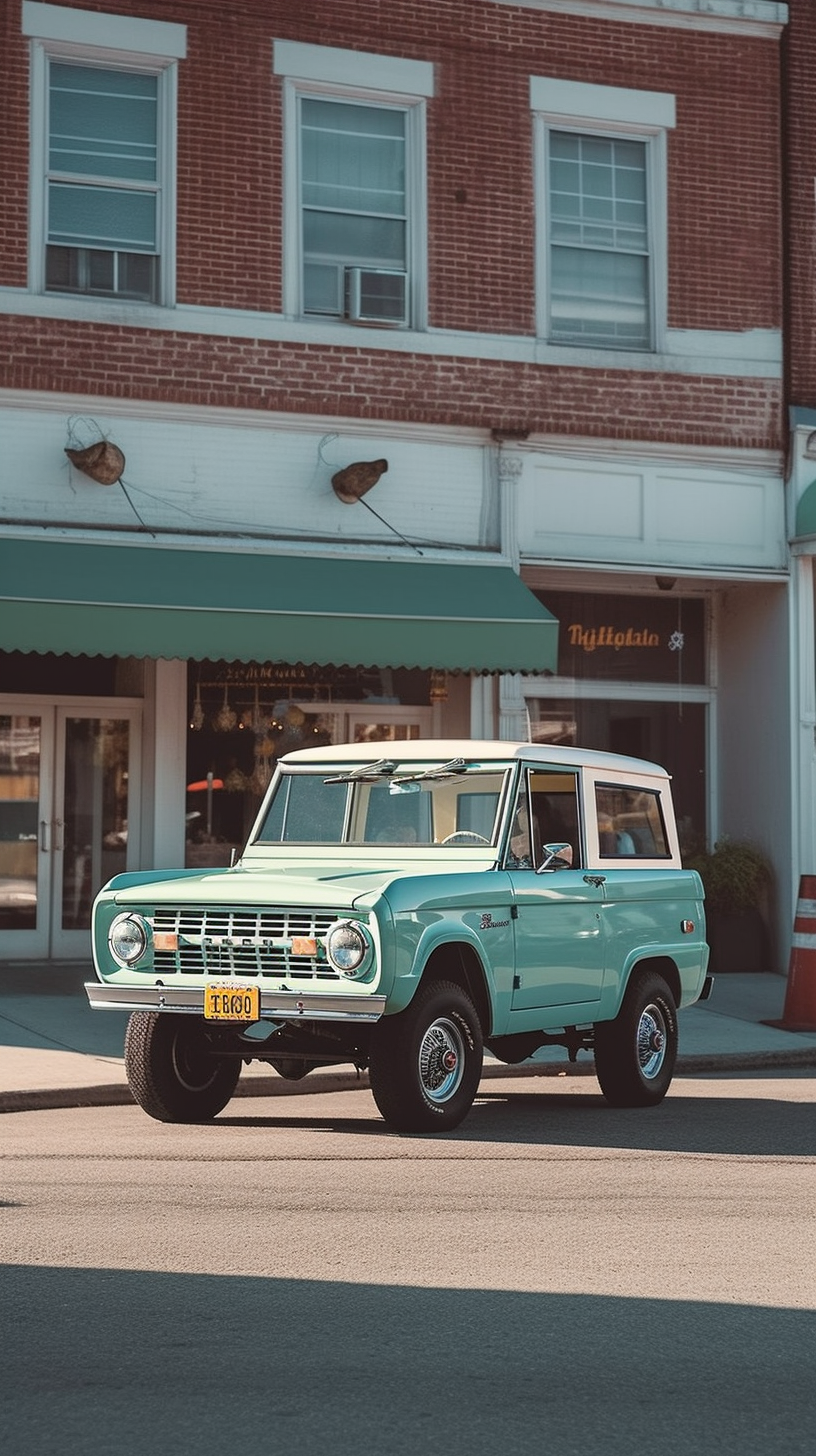 Neoclassical Journey in a 1960s Ford Bronco