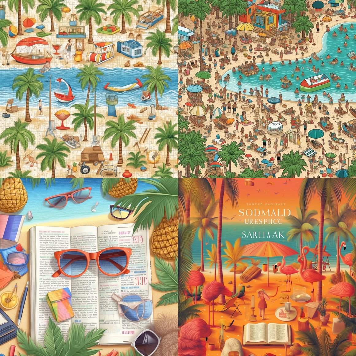 Tropical Getaway: A Summer Word Search Adventure for Adults