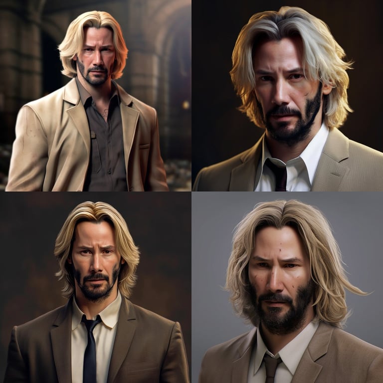 A 4K Ultra-Realistic Keanu Reeves Transformation Prompt | NeoPrompt