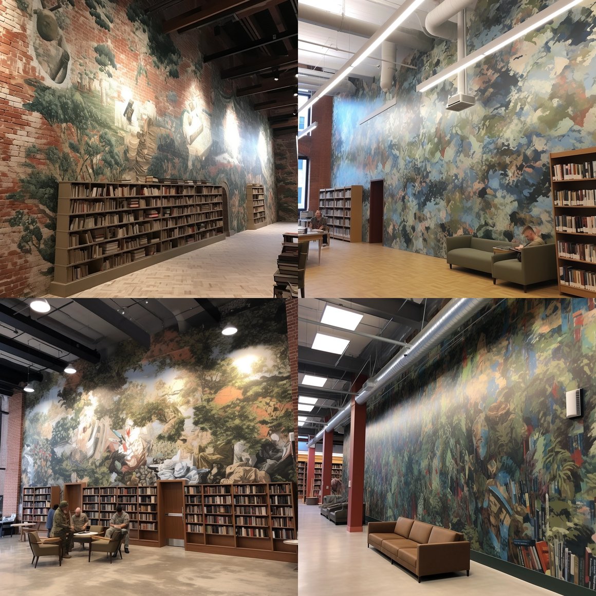A Unique Blend of Art and Literature at the Modern Public Library