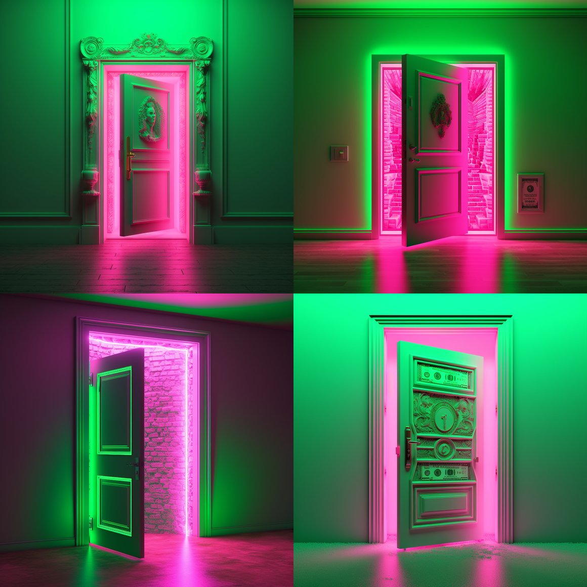 Neon Dreams: The Voyage into Affluence